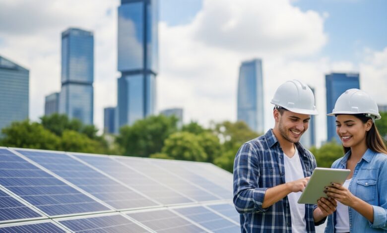 la ingeniería es necesaria para una transición energética. Imagen de IA