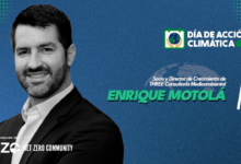 Enrique Motolá, de THREE Consultoría Medioambiental, habla sobre sustentabilidad rentable en el Día de Acción Climática.